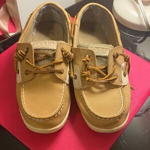 Sperry Kids Brown Moccasins